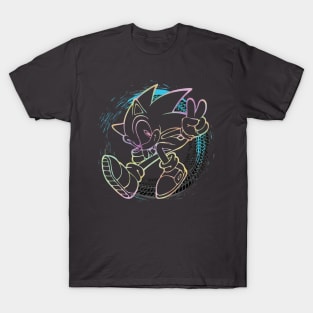 Sonic The Hedgehog - Sonic Full Speed - Type B - Colorful T-Shirt